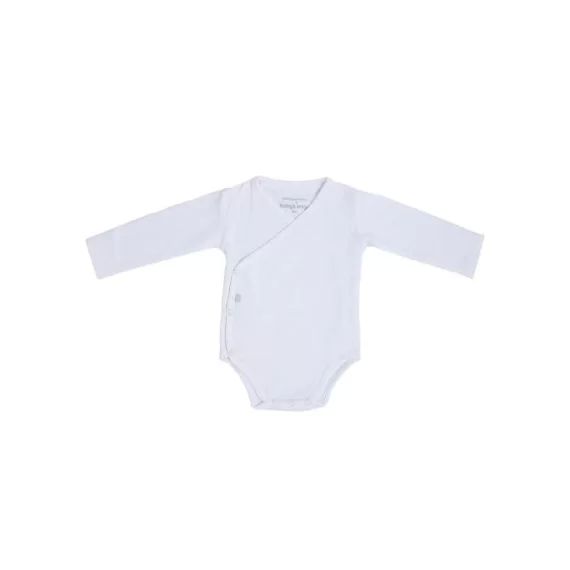 Body manches longues en coton bio Pure blanc (Naissance)