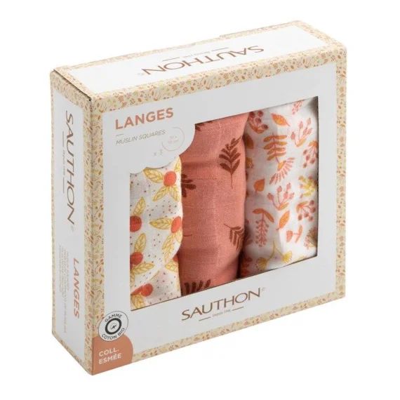 Langes En Coton Bio – Boite De 3 Multicolore