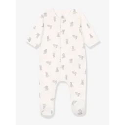 Dors-bien bébé lapins en tubique PETIT BATEAU blanc