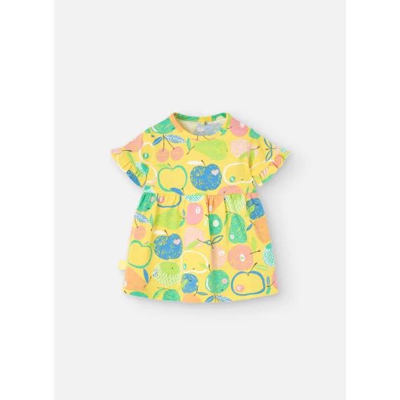 Robe Imprimé Jaune