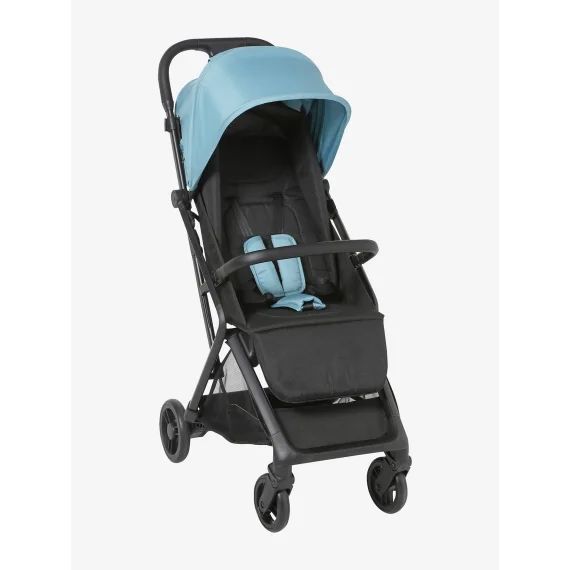 Poussette compacte Ikaria VERTBAUDET bleu canard