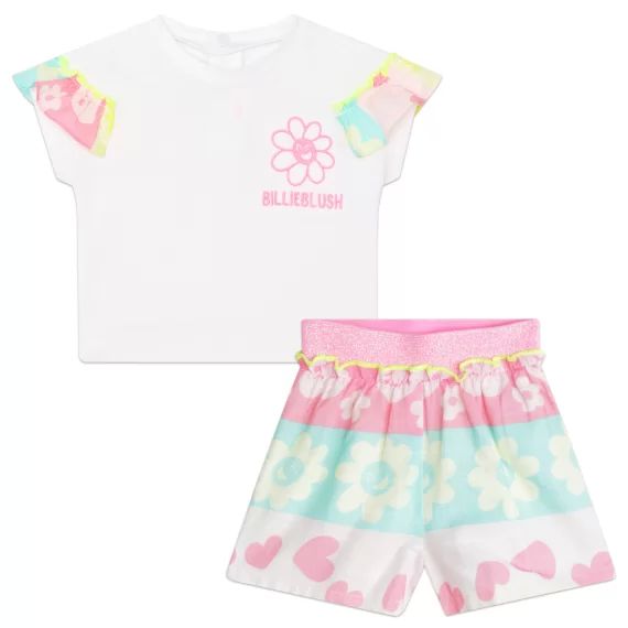 Ensemble t-shirt et short Fille Jaune