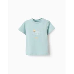 T-shirt À Coton Bleu Clair