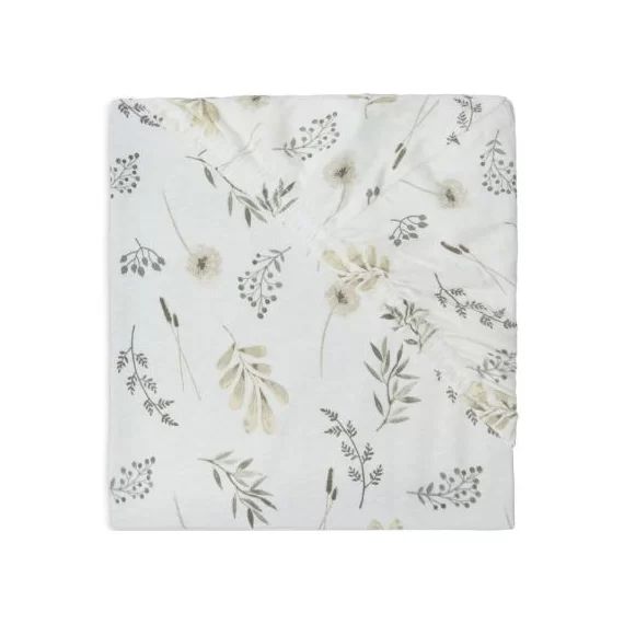 Drap housse en coton Wild Flowers (40 x 80 cm)
