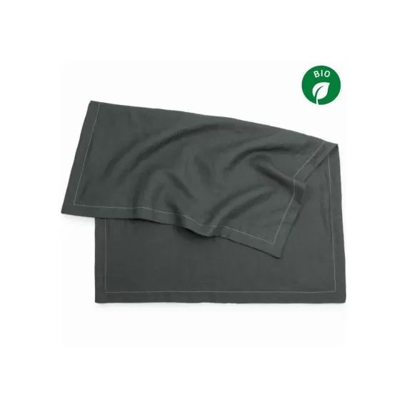Couverture bébé Lin français green blue(70 x 90 cm)