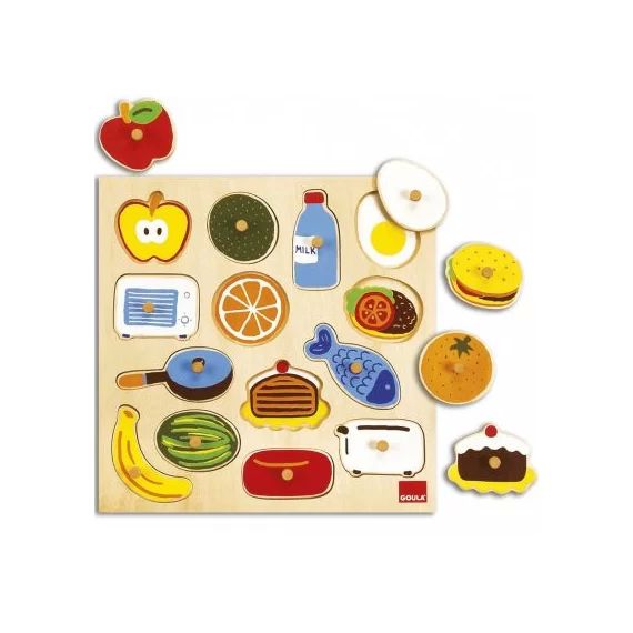 Puzzle à encastrement Dedans & dehors (14 pièces)