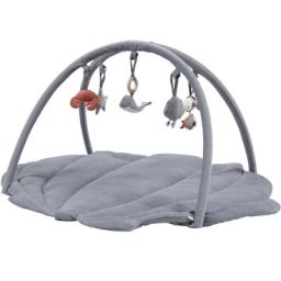 Tapis d&rsquo;éveil avec arches Coquille Ocean blue
