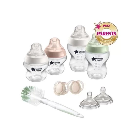 Coffret de naissance 4 biberons blanc Closer to nature