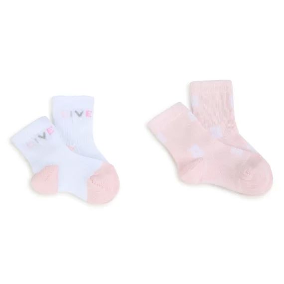 Lot de 2 paires de chaussettes UNISEXE Rose