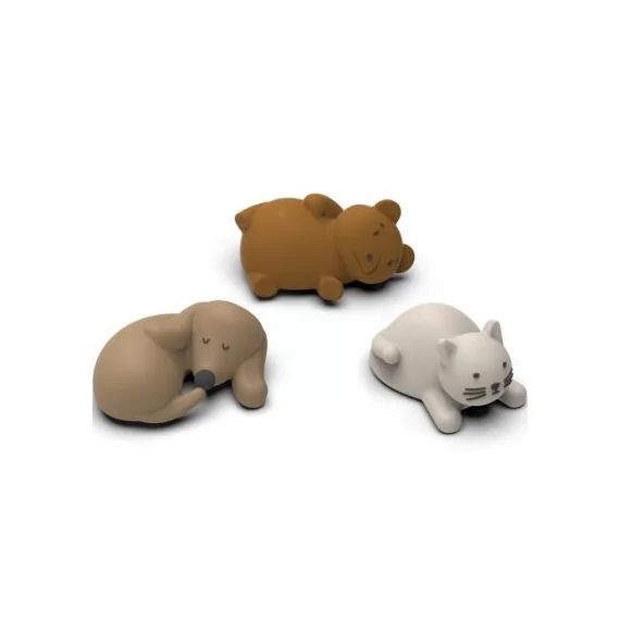 Lot de 3 jouets de bain Nori Classic Oat multi mix