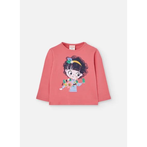 T-shirt Tricot Basic Rose