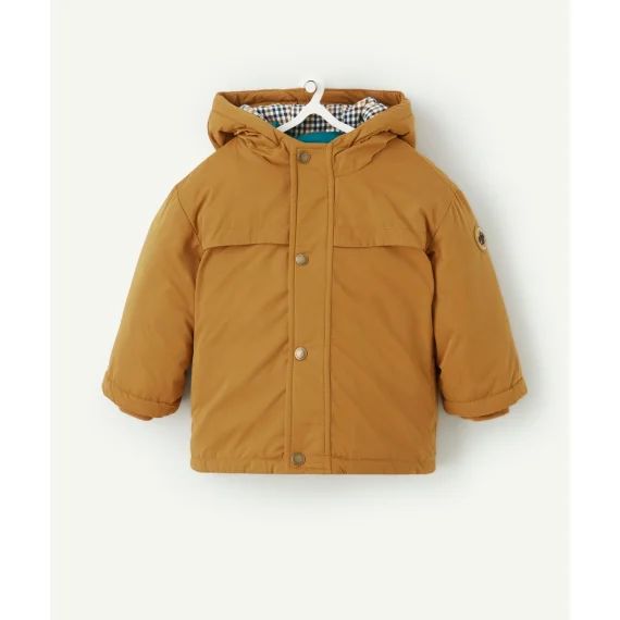 Parka 3 en 1 bébé garçon en rembourrage recyclé marron