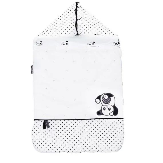 SAUTHON Nid d&rsquo;ange bébé Panda Chao Chao blanc