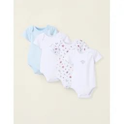 Pack 4 Bodies Manches Courtes Multicolore