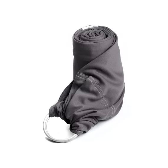 Echarpe de portage My sling sans noeud en jersey coton bio ardoise