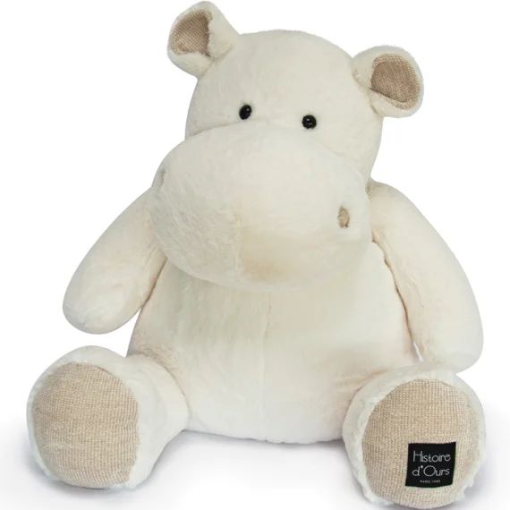 Peluche géante hippopotame Hip&rsquo;Chic (85 cm)