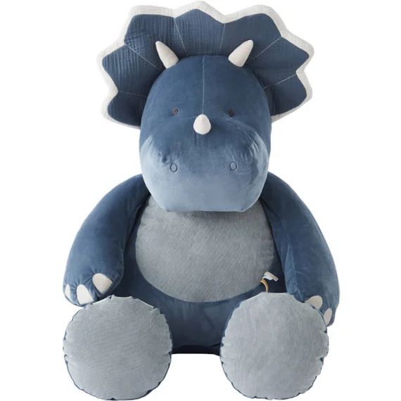 Peluche géante en veloudoux Ops le tricératops TSO (90 cm)