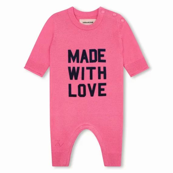 Combinaison en tricot UNISEXE Rose