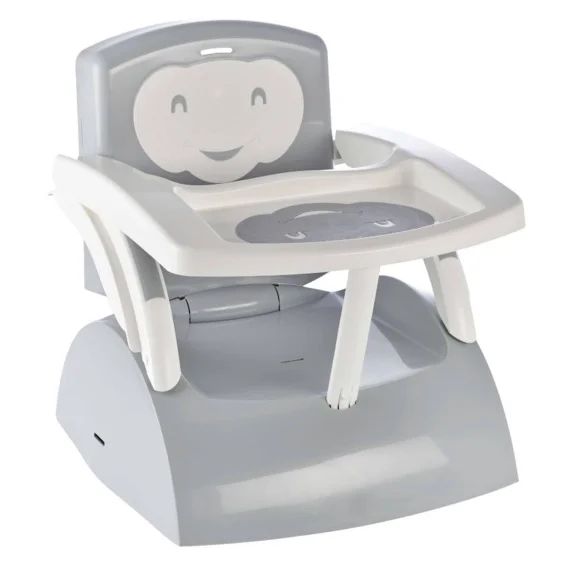 Rehausseur De Chaise 2en1 Évolutif Gris Charme