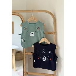 Lot De 2 Bavoirs Bébé En Éponge Cédric Bleu