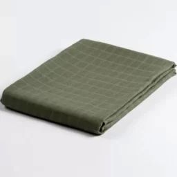 Maxi lange en coton bio Kaki (120 x 120 cm)