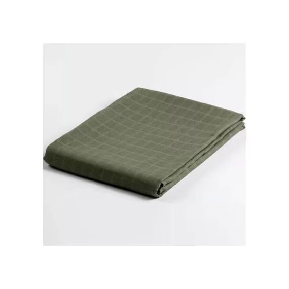 Maxi lange en coton bio Kaki (120 x 120 cm)