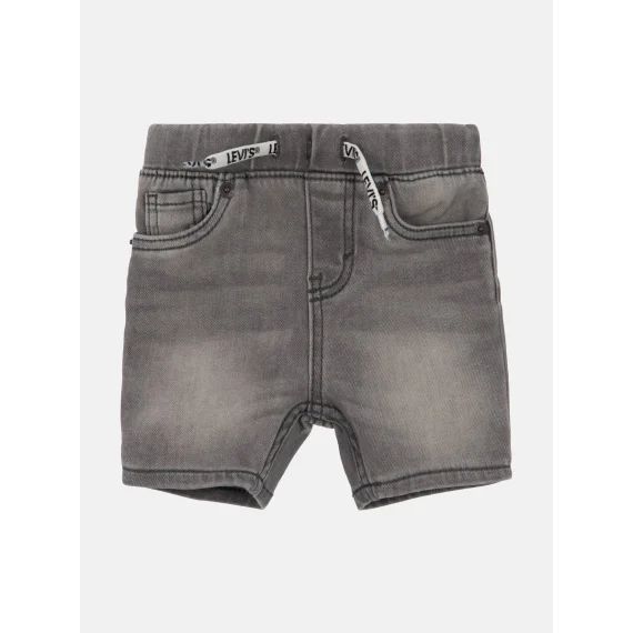 Short Taille Élastique Gris