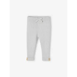 Legging en tricot bébé gris chiné