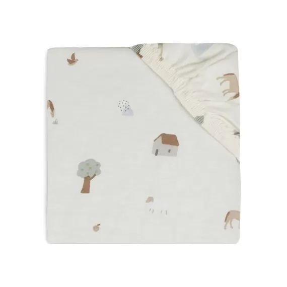 Drap housse de berceau Farm (40 x 80 cm)