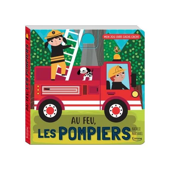 Livre cache-cache Au feu, les pompiers