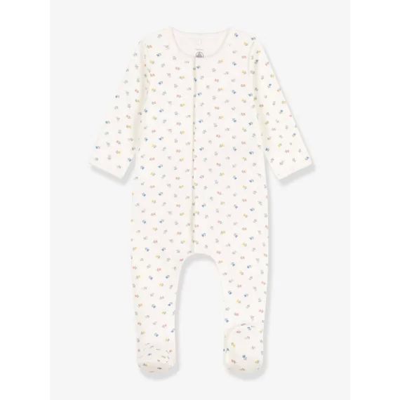 Bodyjama en coton bio PETIT BATEAU blanc