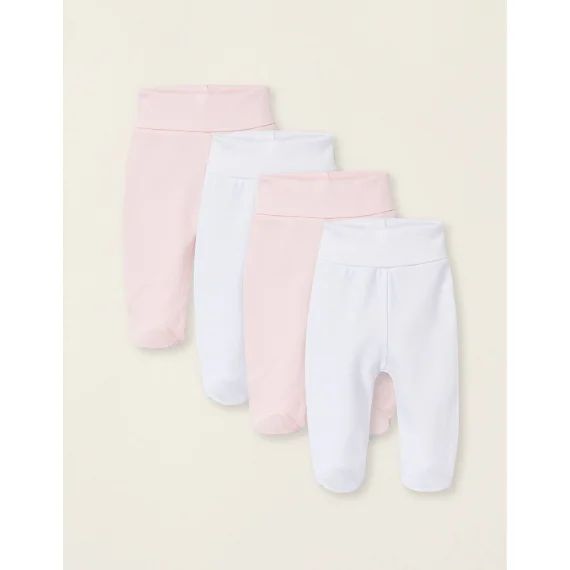 Pack 4 Pantalons À Pieds Multicolore