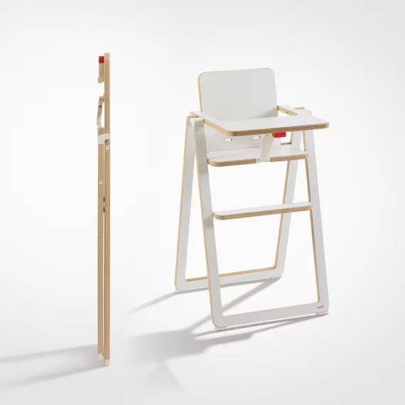 Chaise Haute SUPAflat – Blanc