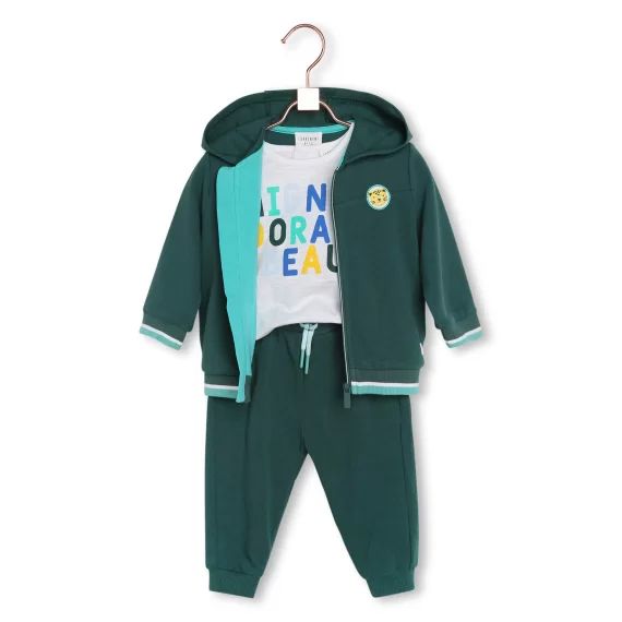 Sweat-shirt à capuche Garçon Vert