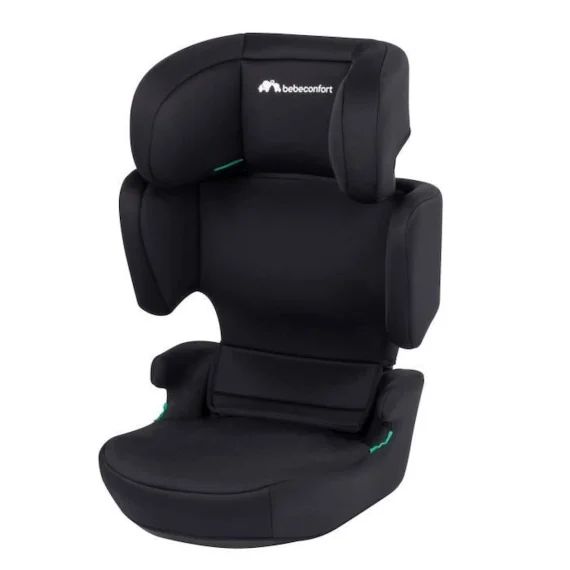BEBECONFORT Siège auto ROAD SAFE i-Size, Groupe 2/3, Réhausseur ceinturé, de 3,5 à 12 ans environ, 15-36kg,100 à 150cm, Full Black noir