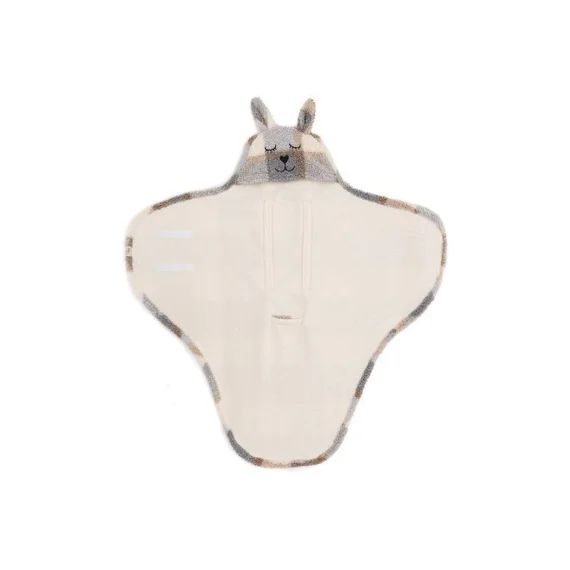 Couverture Portefeuille Bunny Check – Boucle Beige