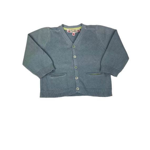 Gilet bleu garçon 12 mois