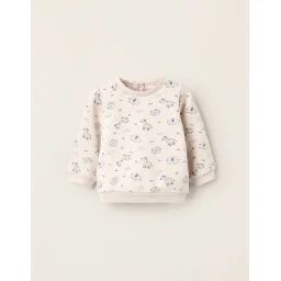Sweat Gratté Gris Clair