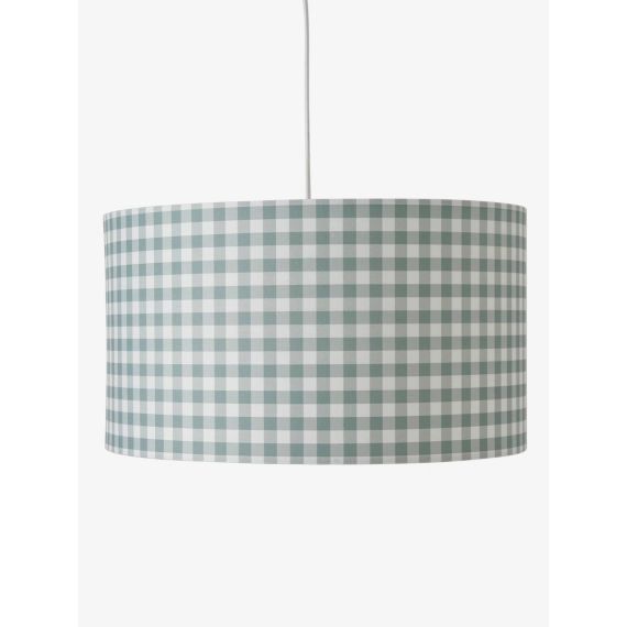 Abat-jour pour suspension vichy bleu