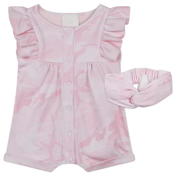 Combinaison et bandeau assorti UNISEXE Rose