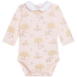 Body en coton bio Fille Rose