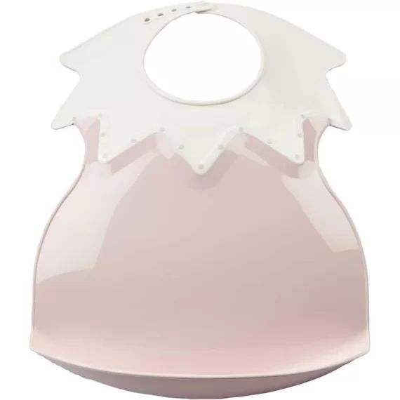 THERMOBABY Bavoir arlequin – Rose poudré rose