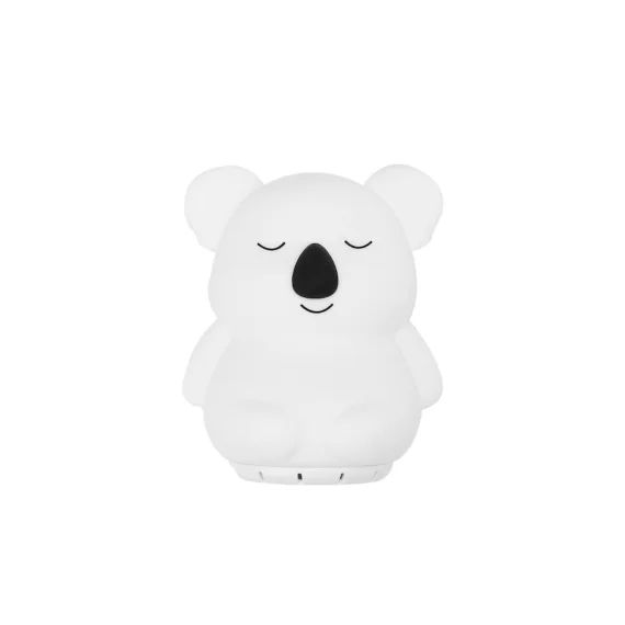 Veilleuse Bruits Blancs Silicone – Koala 13 Cm Blanc