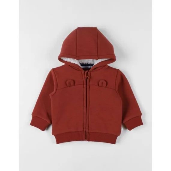 Veste Sweat À Capuche, Sweatoloudoux Rouge