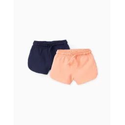 Pack 2 Shorts Avec Cordon Orange