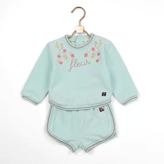 Short Fille Vert