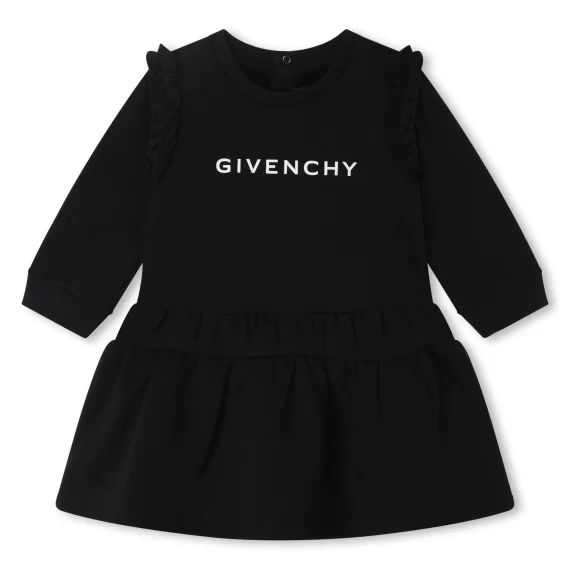 Robe à volants Fille Noir