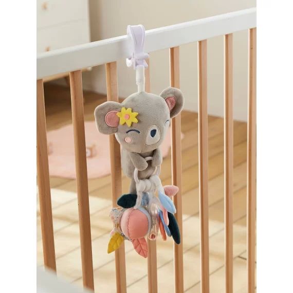 Jouet d&rsquo;éveil avec pince KOALA rose – koala