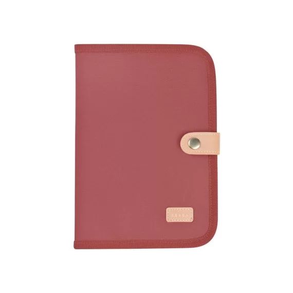Protège carnet de santé terracotta
