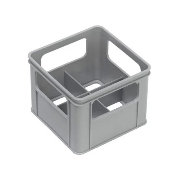 Bac À 4 Gros Biberons Gris